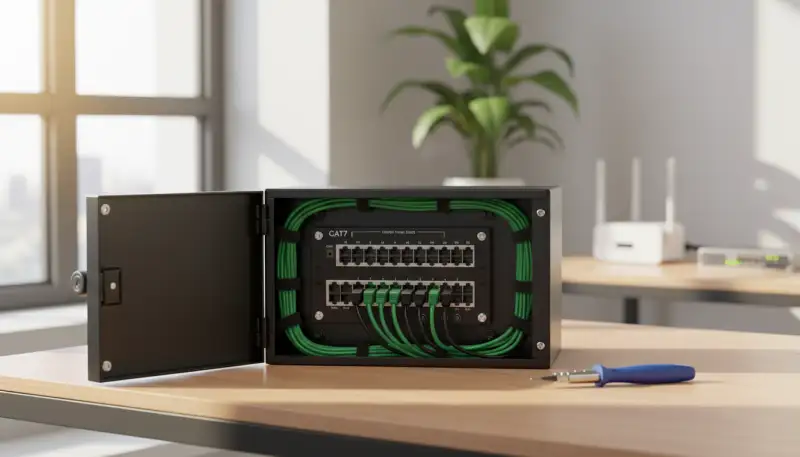 Patchpanel installieren: Ordnung im Heimnetzwerk