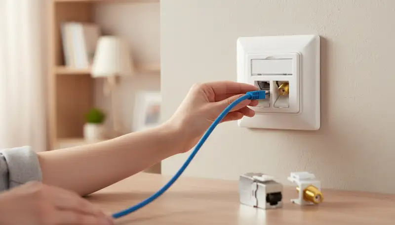 Professionelle Verkabelung: Die Netzwerk Wanddose