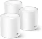 TP-Link Deco X50 Mesh WLAN Set (3 Pack), Wi-Fi 6 AX3000 Dual Band Router & Repeater, 3X Gigabit P...