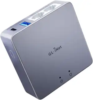 GL.iNet MT2500A (Brume 2) Mini-VPN-Sicherheitsgateway für Heimbüro und Remote-Ar