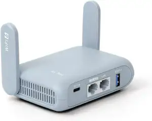 GL.iNet GL-MT3000 (Beryl AX) Mobile Reise-Router, WiFi 6 Router, VPN Mobiler WLA