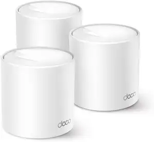 TP-Link Deco X1500 Mesh WLAN Set (3 Pack), ??-?? ? AX1500 Dual Band Router & Repeater, 2X Gigabit...