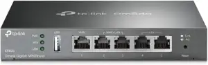 TP-Link ER605 Omada Gigabit VPN Router, Bis zu 3 Ethernet-WAN-Ports, Mobilfunkne