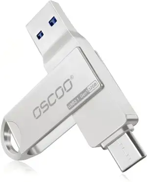 32GB USB Stick USB 3.1 Gen 1 Dual USB-C & USB-A Memory Stick EIN portables speic