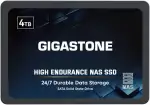 Gigastone NAS SSD 4TB SSD Festplatte Hohe Dauerhaltbarkeit SSD für 24/7 Dauerbetrieb NAS-Systeme RAID 2,5 Zoll SATA III Internes Festkörper-Laufwerk SSD Caching