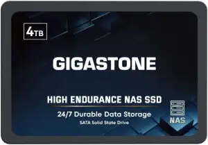 Gigastone NAS SSD 4TB SSD Festplatte Hohe Dauerhaltbarkeit SSD für 24/7 Dauerbetrieb NAS-Systeme ...