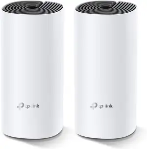 TP-Link Deco M4 Mesh WLAN Set (2er Pack), AC1200 Dual Band Router & Repeater, 2X Gigabit Ports für Jede Einheit, empfohlen für Häuser mit 2-3 Schlafzimmern, Umfassender Jugendschutz