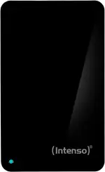 Intenso 2,5'' Portable Hard Drive 500 GB Externe Festplatte USB 3.2 Gen 1x1 – Schneller Speicher im kompakten Design, 2,5 Zoll, 5400 U/min, 8 MB Cache, Plug & Play, Certified refurbished, schwarz