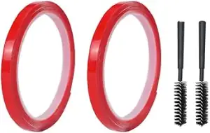 Selbstklebendes Handy-Reinigungsband, Staubentferner-Aufkleber, Mini-Bürste, Han