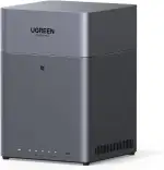 UGREEN NASync DH4300 Plus 4-Bay Desktop NAS, 2,5 GbE-LAN-Port, 8GB LPDDR4X RAM, NFC EIN-Berührungs-Verbindung, KI Familien und Babyalbum, Persönliche Cloud für Heim/Office (Ohne HDD)
