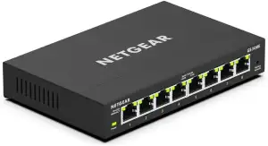 NETGEAR GS308E Managed Switch 8 Port Gigabit Ethernet LAN Switch Plus (Plug-and-