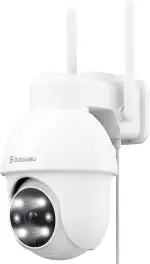 GALAYOU 2K Überwachungskamera Aussen, 360° PTZ WLAN IP Kamera Überwachung Aussen, WiFi Outdoor Camera mit Farbnachtsicht, 2-Wege-Audio, IP65 wetterfest für Garten/Haus/Wohnung, Y4