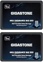Gigastone NAS SSD 1TB SSD Festplatte (2er-Pack) TLC Hohe Dauerhaltbarkeit SSD fü