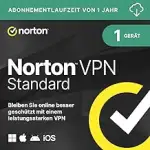 Norton VPN Standard 2026 | 1 Geräte | 1-Jahres-Abonnement | Aktivierungscode per Email