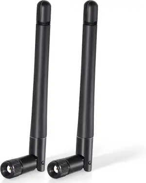 Bingfu WLAN Antenne Dualband 2,4/5,8 GHz 3dBi MIMO RP-SMA Stecker Antenne für WL