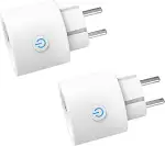 ANTELA WLAN Smart Steckdose, Stromverbrauch Messen, kompatibel mit Alexa und Google Home, Sprachs...