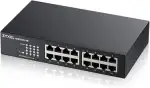 ZyXEL 16-Port Gigabit Ethernet Unmanaged Switch - Design ohne Lüfter [GS1100-16v3], 16-port v3