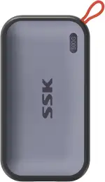 SSK 500GB Tragbare Externe NVME-SSD, bis zu 1050 MB/s, Extreme Übertragungsgeschwindigkeit, USB 3.2 Gen 2 Solid State Drive für Typ-C-Smartphones, PS5, Xbox, Laptop, MacBook/Pro/Air und mehr
