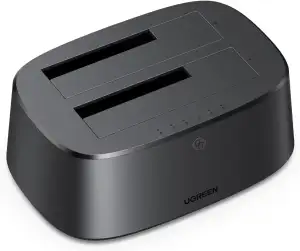 UGREEN Festplatten Dockingstation, USB 3.0 HDD Docking Station für 2,5''/3,5'' S