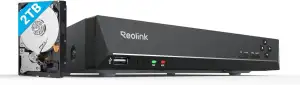 Reolink 8CH 4K PoE NVR Überwachungssystem Rekorder mit 2TB Festplatte, Videoüber