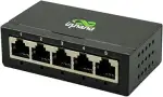 InHand Networks Gigabit Ethernet Switch 5 Port,Unmanaged Netzwerk Switch,Robustes Metallgehäuse, ...