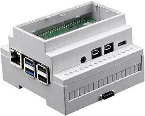 RASP PI 4B Gehäuse, DIN-Schiene, PC, CLR, Development Board Gehäuse, 1 Stück | M