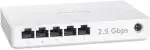 BrosTrend 5-Ports 2.5G LAN Switch, 2.5 Gbit/s Unmanaged Ethernet Netzwerk Switch für Gaming-PC NA...