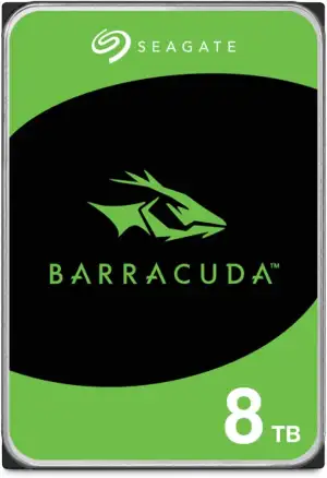 Seagate BarraCuda 8TB, Interne Festplatte HDD, 3.5 Zoll, 5400 U/Min, 256 MB Cache, SATA 6GB/s, silber, inkl. Data Rescue Service (ST8000DMZ04)