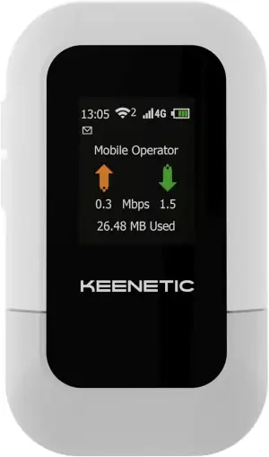 Modem Keenetic KN-5110-01-EU Mobiler 4G-Hotspot mit Wi-Fi 6