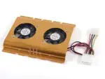 SM-PC® HDD-Kühler 2xLüfter Festplattenkühler Kühlerlüfter #150