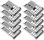 Heretom F238F 0F238F 3,5-Zoll SAS SATA Festplattenrahmen Tray Caddy für Dell Poweredge (10pack, 3...