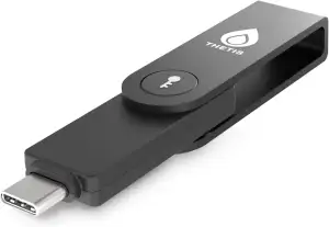 Thetis Pro-C FIDO2-Sicherheitsschlüssel-Passkey-Gerät mit USB C und NFC, TOTP/HO