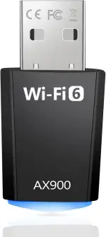 WLAN USB Stick für PC, AX900 WiFi 6 WLAN WiFi Adapter PC Dual Band 2.4GHz/5GHz WLAN USB-Adapter Internet Stick Kompatibel mit Windows 11/10/7