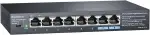 BrosTrend 2.5-Gigabit Netzwerk Switch 8 Port, 2.5 Gbit LAN Switch Unmanaged (Statisch Link-Aggregation & VLAN für Gaming PC, NAS Server, Lüfterlos, Plug & Play, Lifetime-Schutz) Ethernet LAN Verteiler