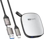 SAN ZANG MASTER Externe SSD 512GB Portable SSD Modernes Minimalistisches Speicherkapazität SSD Festplatte Extern/Leichtes Aluminiumgehäuse/USB-C Kompatibel mit PC/Laptop