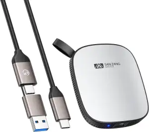 SAN ZANG MASTER Externe SSD 512GB Portable SSD Modernes Minimalistisches Speiche