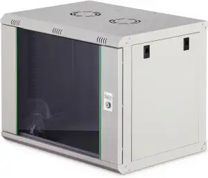 DIGITUS Netzwerk-Schrank 19 zoll 9 HE - Wandmontage - 450 mm Tiefe - Traglast 60