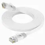 Ercielook Lan Kabel 12meter CAT6 High Speed Netzwerkkabel mit Kabelclips - lankabelverlaengerung für PS5/4 Router Modem TV Switch Laptop