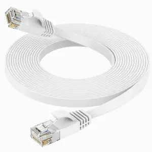 Ercielook Lan Kabel 12meter CAT6 High Speed Netzwerkkabel mit Kabelclips - lanka