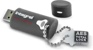 Integral 4GB Crypto-197 256-Bit 3.0 USB Stick verschlüsselt - USB Stick Passwort