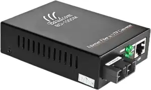 10/100/1000M Gigabit Ethernet Faser Medienkonverter Monomode-SC-Transceiver, RJ4