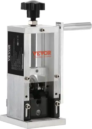 VEVOR Kabelschälmaschine 1,5-25mm Kabelabisoliermaschine Manuell oder Bohrmaschine angetrieben Kabel Abisoliermaschine 130x130x300mm Ideal zum Abisolieren von ummantelten monofilen mehradrigen Drähten