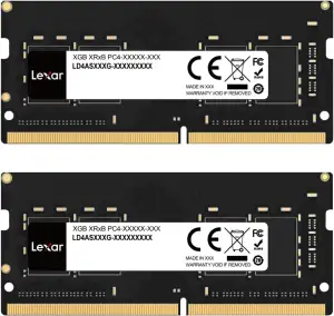 Lexar SODIMM DDR4 RAM 16 GB Kit (2x16GB), 3200 MHz DRAM, 260-Pin DDR4 SODIMM Lap