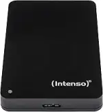 Intenso Memory Case Portable Hard Drive 2TB, tragbare externe Festplatte - 2,5 Zoll, 5400 U/min, ...