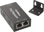 2 Port Gigabit PoE Extender, IEEE802.3af/at(30W) PoE Repeater mit 1000 Mbps, erweitert Strom und ...