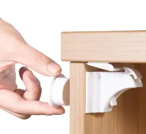 Norjews Baby Sicherheit Magnetisches Schrankschloss(10 Schlösser + 2 Schlüssel) 