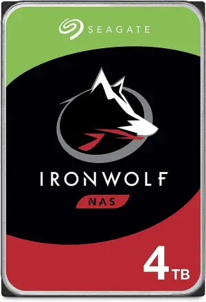 Seagate IronWolf, NAS interne Festplatte 4TB HDD, 3.5 Zoll, 5900 U/Min, CMR, 64 