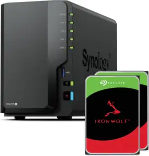 Synology DS225+ 8TB (Seagate Ironwolf 2x4TB) 2-Bay Plus Serie - Intel Celeron J4