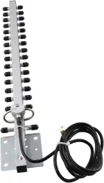 2,4 GHz Richtungs-WLAN für den Außenbereich, 25 dBi, hohe Verstärkung für Yagi-Aluminiumlegierung, für WLAN-Router, Modem, PCI-Karte, RP-für Stecker, 150 cm langes Kabel