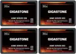 Gigastone Home NAS SSD 512GB (4er-Pack) 24/7 Dauerhaft TLC Hohe Dauerhaltbarkeit Persönlicher Server Cloud Datenspeicher RAID 3D NAND 2,5 Zoll SATA III Interne Solid State Festplatten